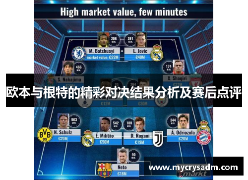 欧本与根特的精彩对决结果分析及赛后点评